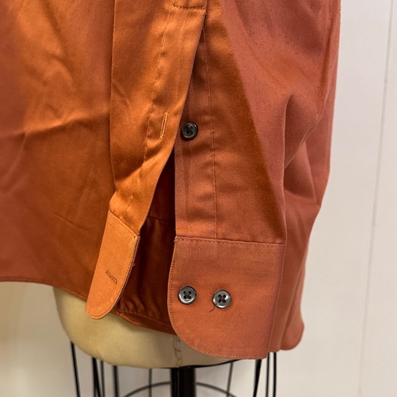 Geoffrey Beene Men's Rust Shirt Jacket - Picture 3 of 6